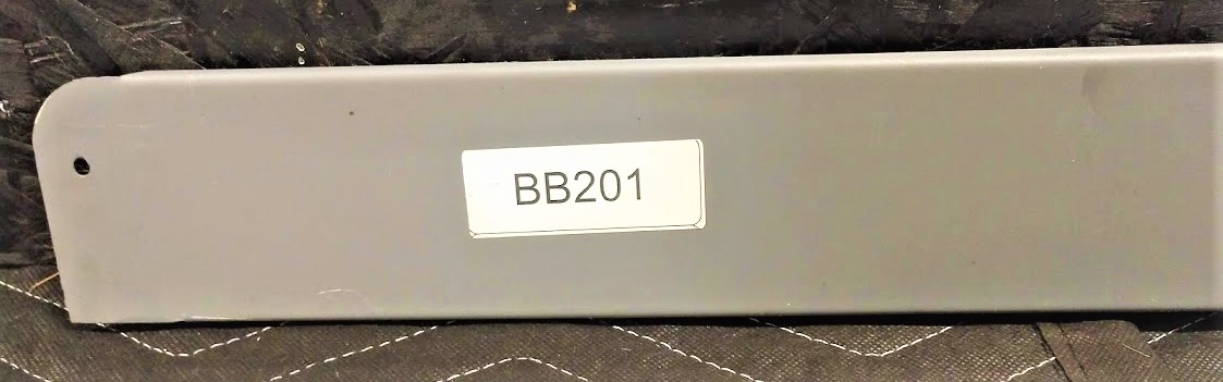 BB201 Trim below Emergency door